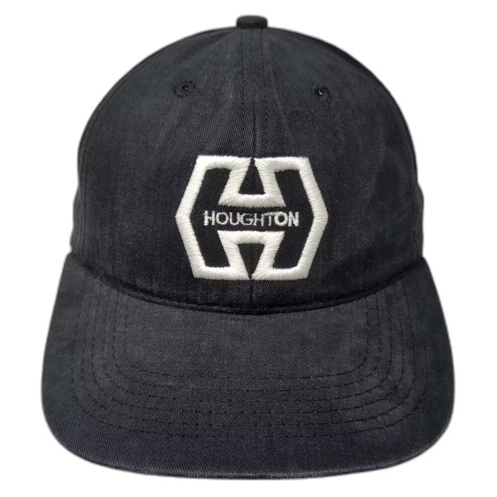 Lion Brothers Houghton Hat Baseball Cap Black White OS Embroidered Strapback